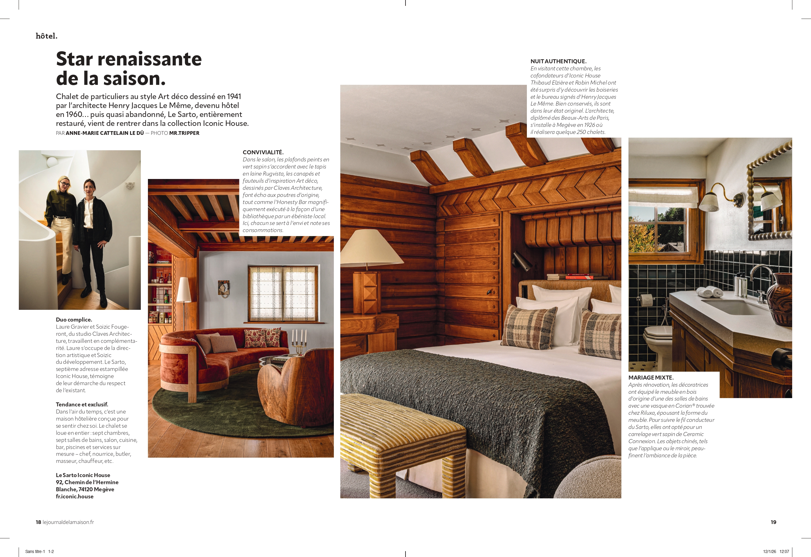 doublepage Le journal de la maison