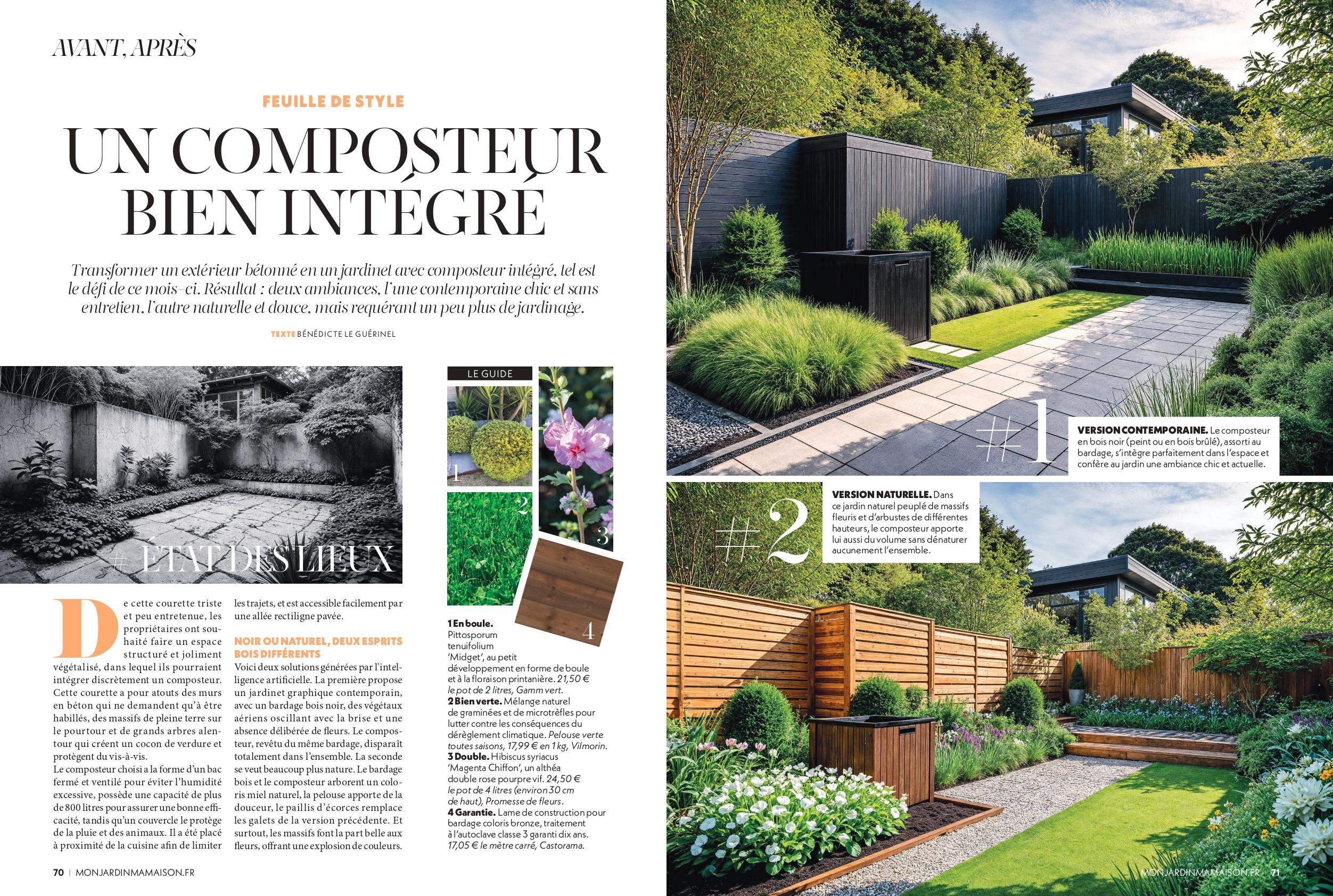 doublepage Mon jardin et ma maison